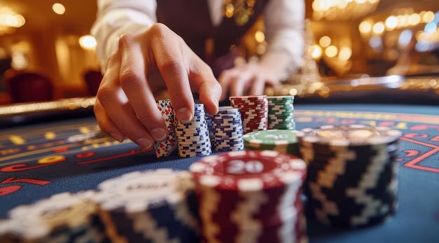 Caribbean Stud Poker hand ranking chart and paytable reference